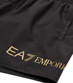 EA7 Zwembroek swimshort 25 gold x z - maat S Goud