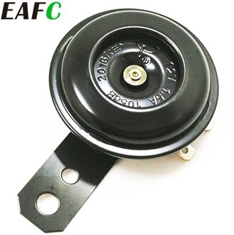 Eafc Universele Motorfiets Elektrische Claxon Kit 12V 1.5A 105db Waterdichte Ronde Luid Hoorn Luidsprekers Voor Scooter Bromfiets Dirt Bike atv