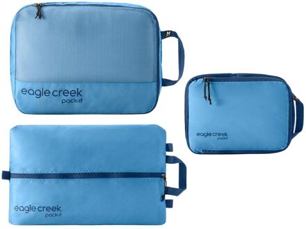 Eagle Creek Pack-It Essentials Set blue dawn Blauw - H 25 x B 36 x D 4 cm