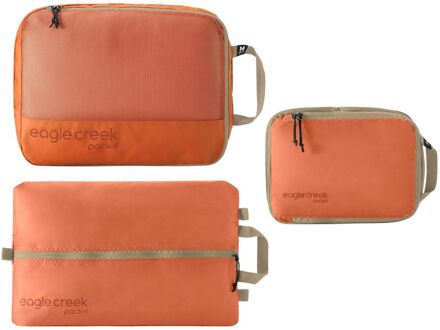 Eagle Creek Pack-It Essentials Set mandarin Oranje - H 25 x B 36 x D 4 cm