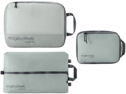 Eagle Creek Pack-It Essentials Set storm grey Grijs - H 25 x B 36 x D 4 cm