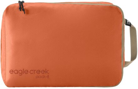 Eagle Creek Pack-It Isolate Clean/Dirty Cube M mandarin Oranje - H 25 x B 36 x D 8 cm