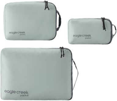 Eagle Creek Pack-It Isolate Cube Set XS/S/M storm grey Grijs - H 36 x B 25 x D 8 cm