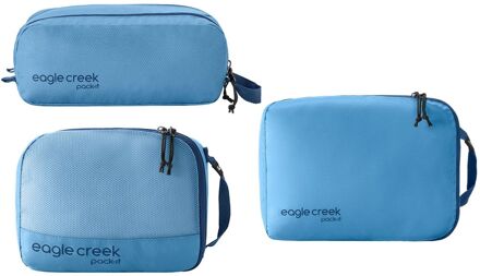 Eagle Creek Pack-It Overnight Set blue dawn Blauw - H 36 x B 25 x D 8 cm