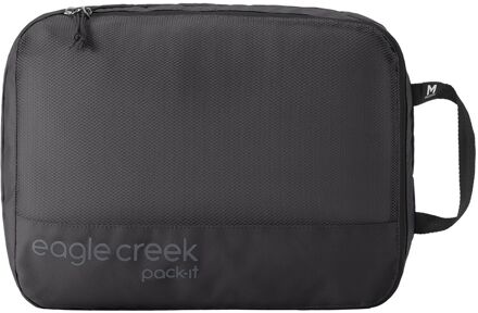 Eagle Creek Pack-It Reveal Clean/Dirty Cube M black Zwart - H 25 x B 36 x D 11 cm