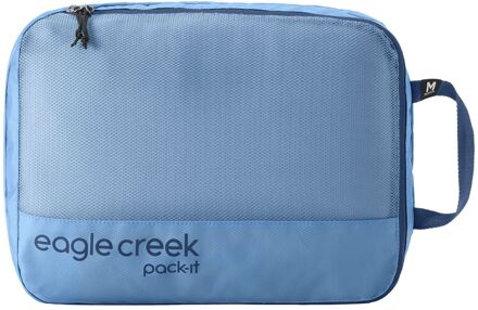 Eagle Creek Pack-It Reveal Clean/Dirty Cube M blue dawn Blauw - H 25 x B 36 x D 11 cm