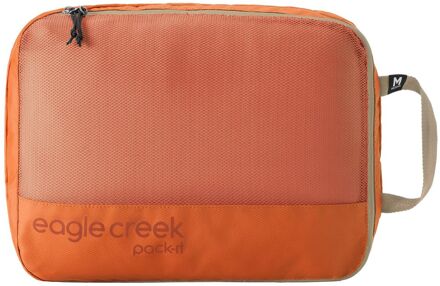 Eagle Creek Pack-It Reveal Clean/Dirty Cube M mandarin Oranje - H 25 x B 36 x D 11 cm