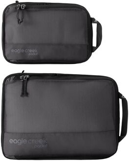 Eagle Creek Pack-It Reveal Compression Cube Set S/M black Zwart - H 35 x B 25 x D 8 cm