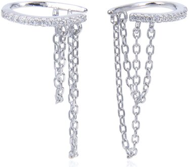 Earcuff Rock een Zilver