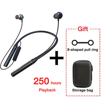 EARDECO 180-uurs uithoudingsvermogen Bluetooth-hoofdtelefoon Bass Draadloze hoofdtelefoon met microfoon Stereo nekband Koptelefoon Sportheadset TF-kaart MULTI