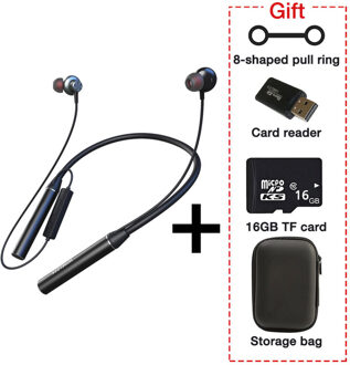 EARDECO 180-uurs uithoudingsvermogen Bluetooth-hoofdtelefoon Bass Draadloze hoofdtelefoon met microfoon Stereo nekband Koptelefoon Sportheadset TF-kaart Roze