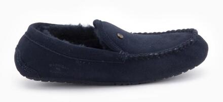 Earlwood Suede Heren Pantoffels - Dark navy - Maat 46