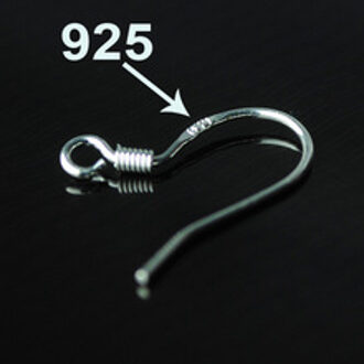 Earring Oorhaak Sluitingen Haken 925 Zilveren Oorbellen Sieraden bevindingen Accessoires Deel 10 Paar & 20 Stuks/pak D079