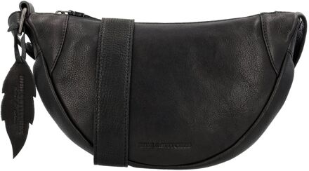 Earth Hipbag black damestas Zwart - H 16 x B 31 x D 8 cm