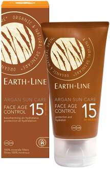 Earthline Argan Bio Sun Face Age Control SPF 15 - Zonnebrand - 50 ml