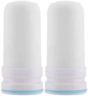 EAS-2Pcs Tap Waterzuiveraar Vervanging Filter Keukenkraan Wasbare Keramische Percolator Water Filter Filtro