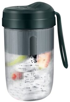 EAS-350Ml Elektrische Fruit Juicer Cup Draagbare Handheld Smoothie Maker Blenders Mixer Usb Oplaadbare Voor Home Reizen groen