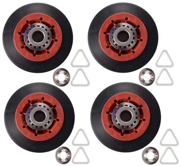 EAS-4PCS Roller Drum Droger Fit Voor Whirlpool, Kenmore - 8536974 Vervangt, 8536973, W10314171, WPW10314173, PS11752609