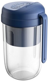 Eas-Draagbare Elektrische Mixer Juicer Usb Cup Blender Elektrische Usb Huishouden Juicer Mini Snelle Blender Keukenapparatuur blauw
