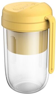 Eas-Draagbare Elektrische Mixer Juicer Usb Cup Blender Elektrische Usb Huishouden Juicer Mini Snelle Blender Keukenapparatuur geel