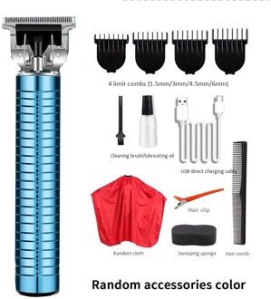 Eas-Draagbare Elektrische Pro T-Outliner Cordless Trimmer Draadloze Tondeuse Kapper Gereedschap Set