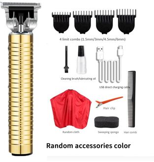 Eas-Draagbare Elektrische Pro T-Outliner Cordless Trimmer Draadloze Tondeuse Kapper Gereedschap Set