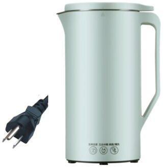 Eas-Sojamelk Machine Mini Sojamelk Maker Soja-melk Elektrische Juicer Blender Rijst Plakken Maker Filter-gratis groen / VS