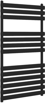 Eastbrook Design radiator handdoekradiator verticaal staal mat zwart 120x50cm 656 watt - Eastbrook Tunstall