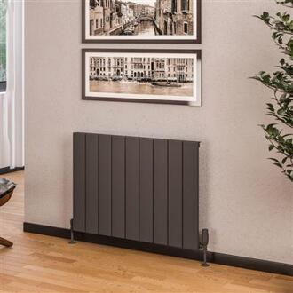 Eastbrook Design radiator horizontaal aluminium mat antraciet 60x85cm 999 watt  - Rosano