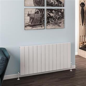 Eastbrook Design radiator horizontaal aluminium mat wit 60x123cm 1443 watt - Rosano