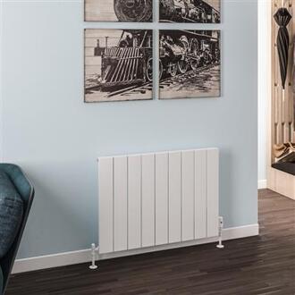 Eastbrook Design radiator horizontaal aluminium mat wit 60x85cm 999 watt  - Rosano