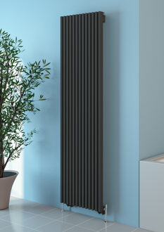 Eastbrook Design radiator horizontaal staal mat antraciet 60x118cm 1429 watt - Eastbrook Rowsham