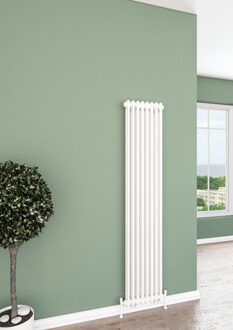 Eastbrook Design radiator verticaal 2 kolom staal wit 180x29,3cm 933 watt - Eastbrook Rivassa