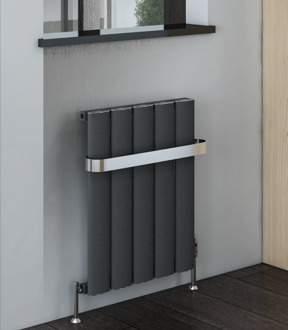 Eastbrook Design radiator verticaal aluminium mat antraciet 180x28cm809 watt- Eastbrook Malmesbury