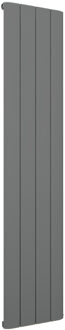 Eastbrook Design radiator verticaal aluminium mat antraciet 180x47cm 1580 watt -  Eastbrook Peretti