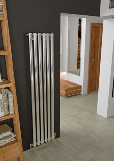 Eastbrook Design radiator verticaal staal chroom 180x42cm 602 watt - Eastbrook Tunstall