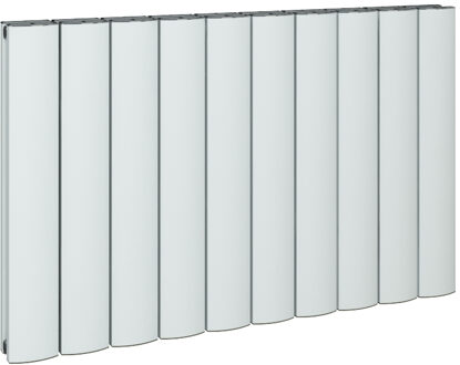 Eastbrook Guardia Design radiator horizontaal aluminium mat wit 60x66cm 1120 watt