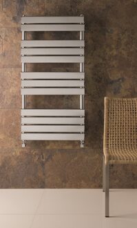 Eastbrook Handdoek radiator multirail tube on tube straight staal chroom 120x40cm 514 watt - Eastbrook Staverton