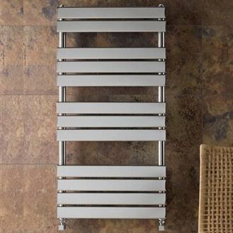 Eastbrook Handdoek radiator multirail tube on tube straight staal wit 120x40cm 651 watt - Eastbrook Staverton