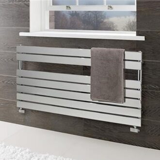 Eastbrook Handdoek radiator multirail tube on tube straight staal wit 60x50cm 432 watt - Eastbrook Staverton