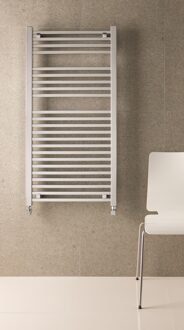 Eastbrook Handdoekradiator multirail square staal chroom 120x60cm 567 watt - Eastbrook Biava