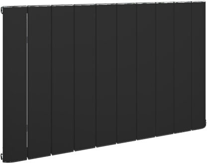 Eastbrook Peretti zwart horizontaal aluminium design radiator