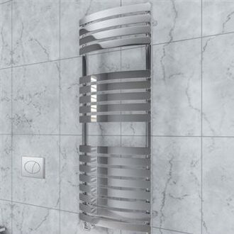 Eastbrook Staverton chroom curved Tube on Tube designradiator