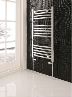 Eastbrook Wendover chroom curved multirail handdoekradiator