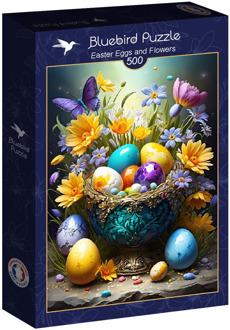 Easter Eggs and Flowers Puzzel (500 stukjes)