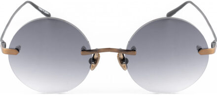 EASTHAM-S040 EASTHAM 47 S040 Zonnebril Goud - One Size