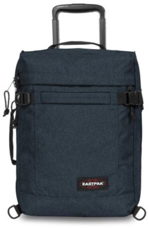 Eastpak Compacte reisrugzak met trolleyband Eastpak , Blue , Heren - ONE Size