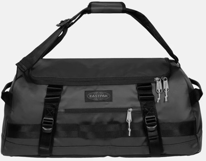 Eastpak Duffel Pack S Tarp black2 weekendtas handbagage Zwart - H 54 x B 32 x D 24 cm