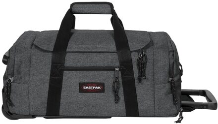 Eastpak Leatherface S + black denim Zachte koffer Zwart - H 55 x B 34 x D 26