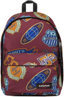 Eastpak Out Of Office clash burgundy rugzak Rood - H 44 x B 29.5 x D 22 cm
